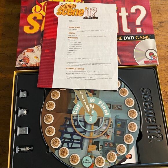 Seinfeld Scene It? Family DVD Board Game Night Mattel TV Show Jerry Fun - Picture 2 of 15